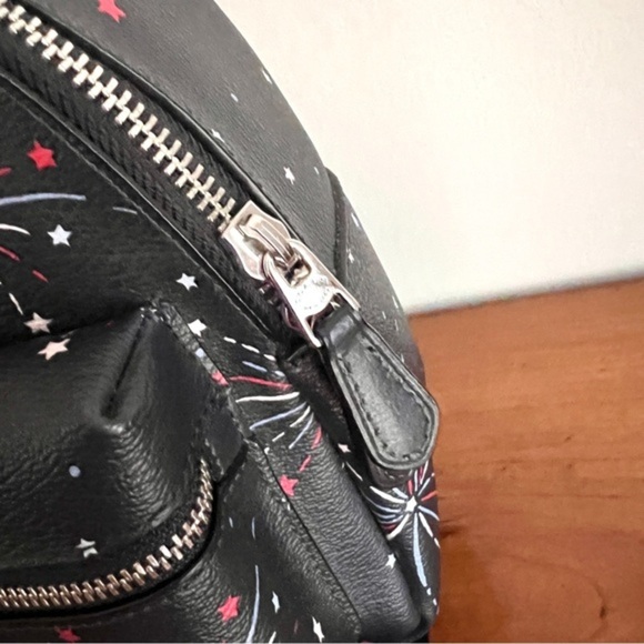 Coach RARE Charlie Firework Americana Print Mini Backpack - Picture 4 of 10